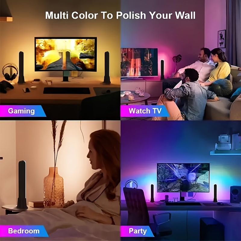 1pc Computer Desktop Decorativ - Rgb Desk Lamp Smart review and price