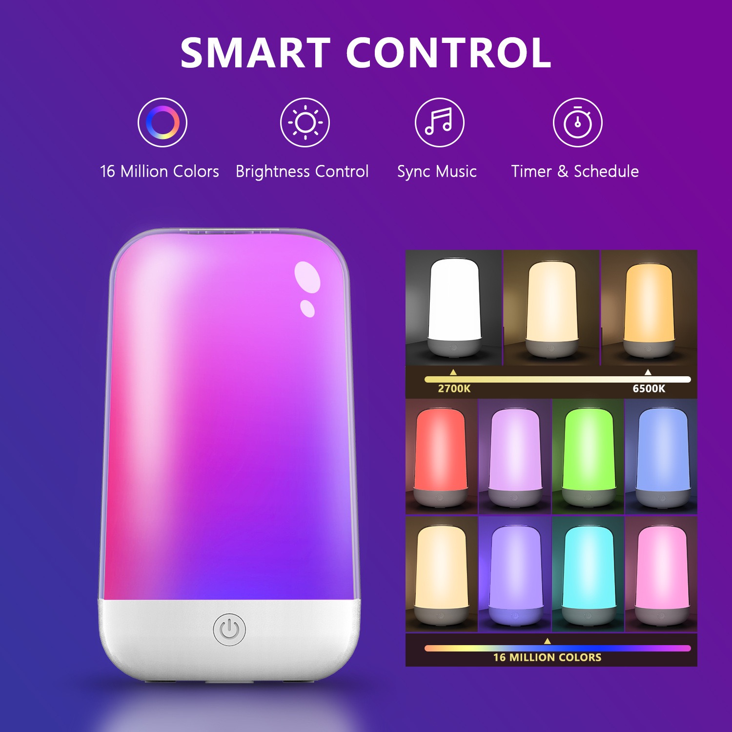 Smart Touch Table Lamp Works w - Rgb Desk Lamp Smart review and price