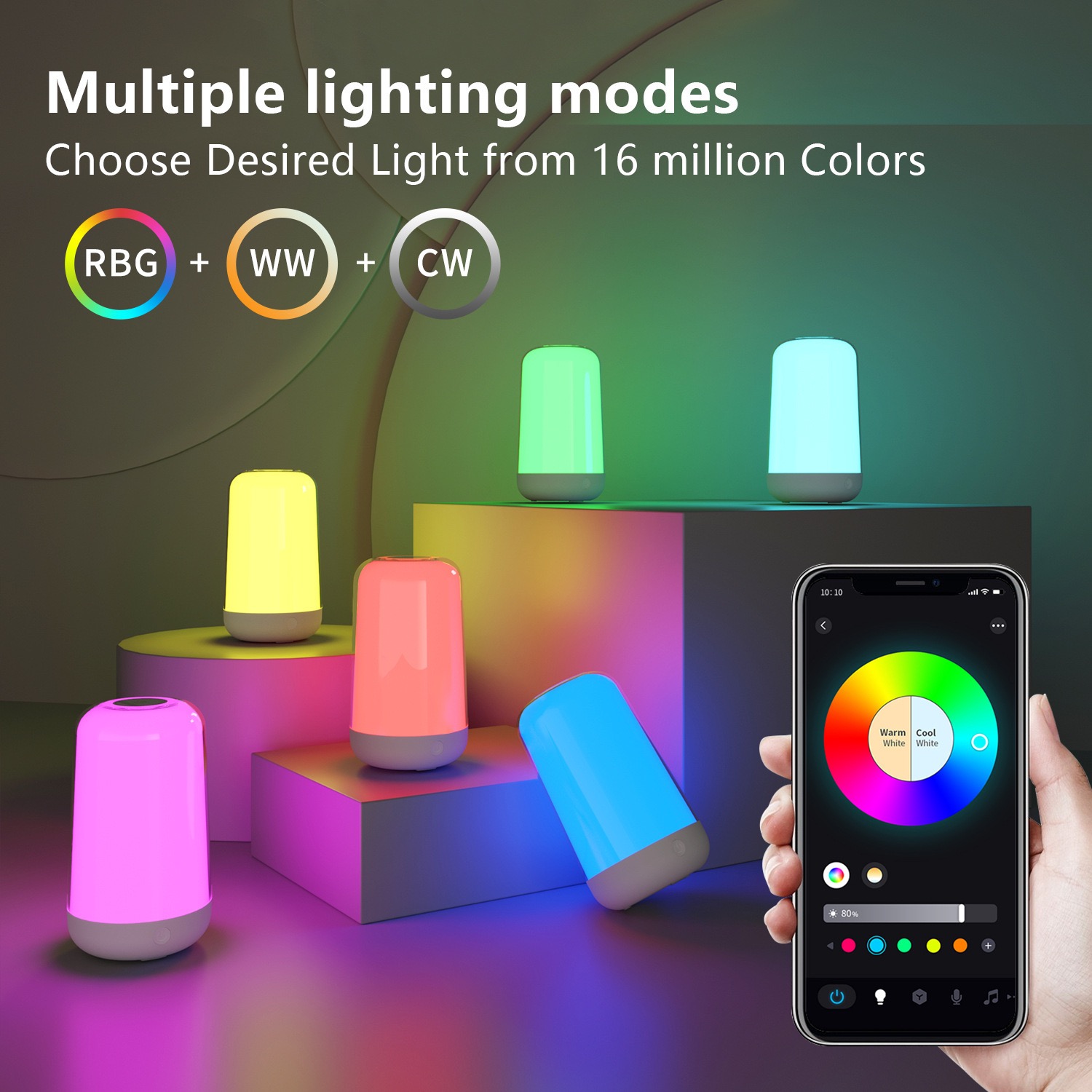 Smart Touch Table Lamp Works w - Rgb Desk Lamp Smart review and price