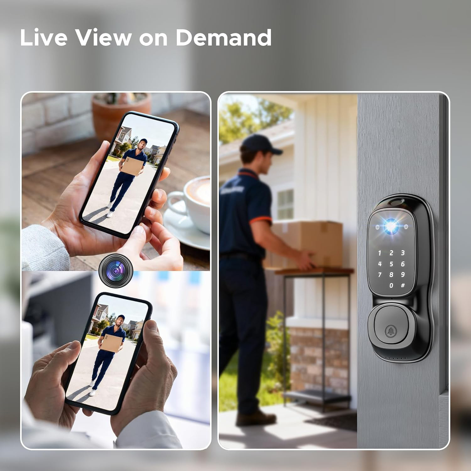 Tuya Wifi Smart Door Lock ‎Cam - Electronics & Gadgets Charging Gocable 8 In 1 Edc 100W Cable review and price