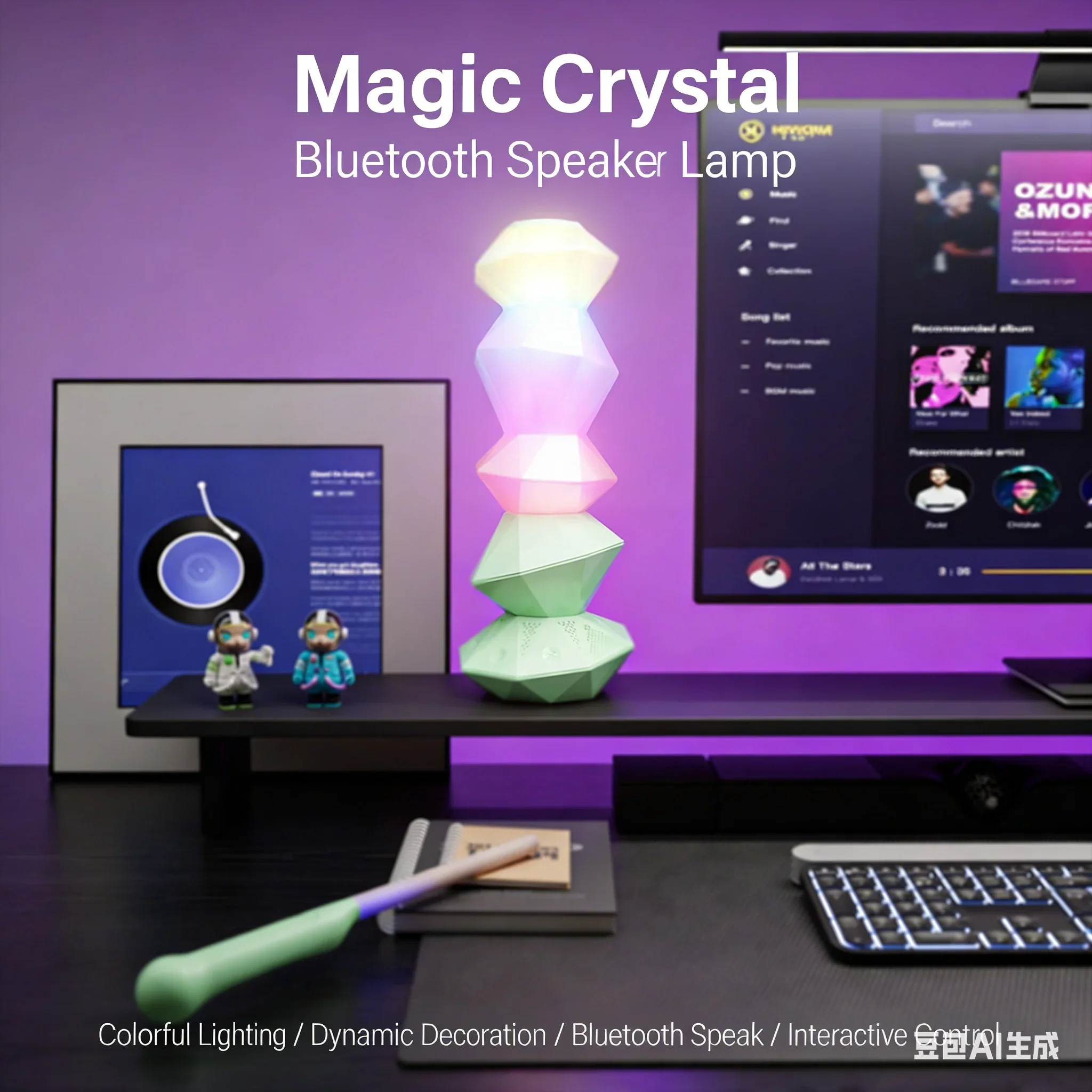 New Creative Smart Bluetooth S - Rgb Desk Lamp Smart review and price