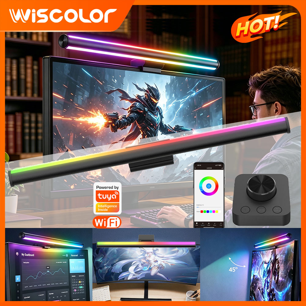 Setup Smart Wifi RGB Monitor L - Rgb Desk Lamp Smart review and price
