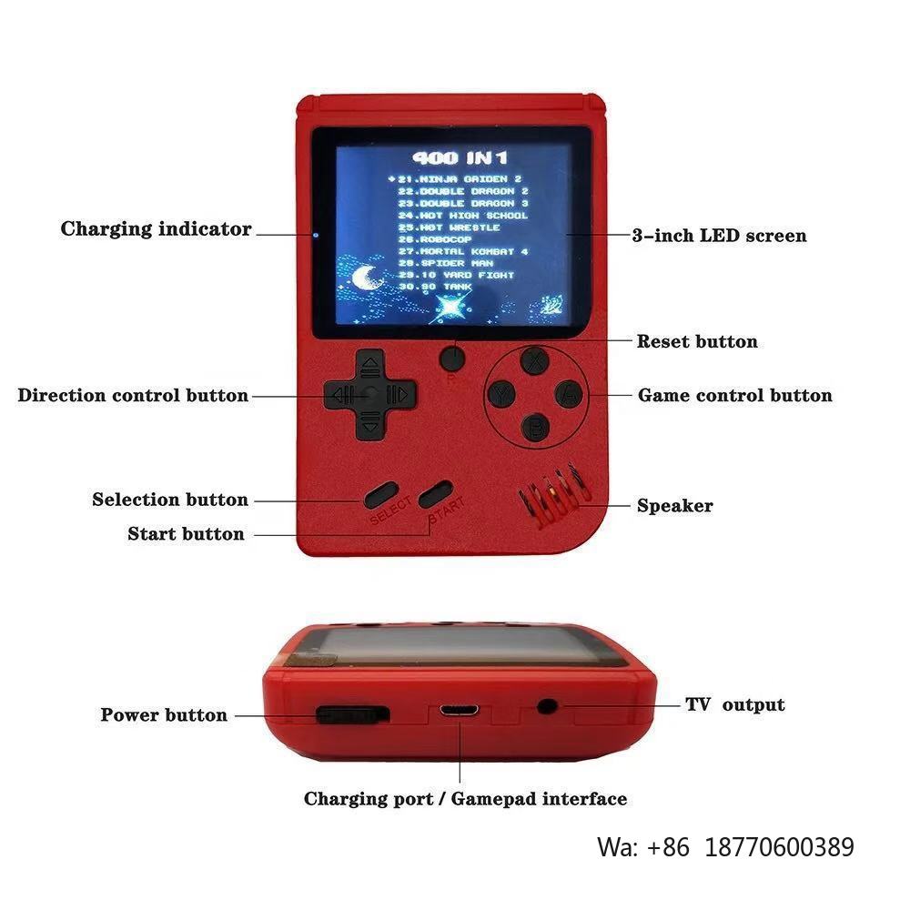 400 in 1 Handheld Game Console - Handheld Game Console review and price