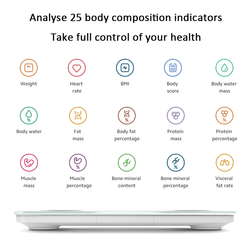 Xiaomi Body Fat Scale S400 Blu - Body Fat Scale Smart review and price