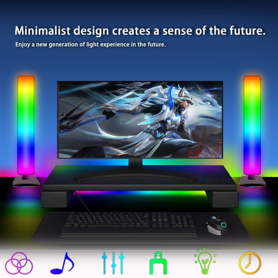 Smart Tuya RGB Gaming Atmosphe - Rgb Desk Lamp Smart review and price
