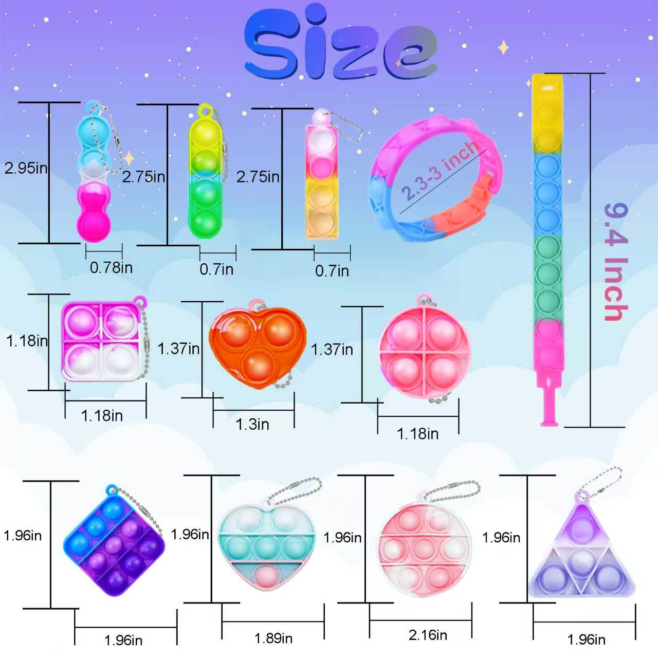Mini Pop Keychain Fidget Toys  - Electronics Latest Gadgets review and price