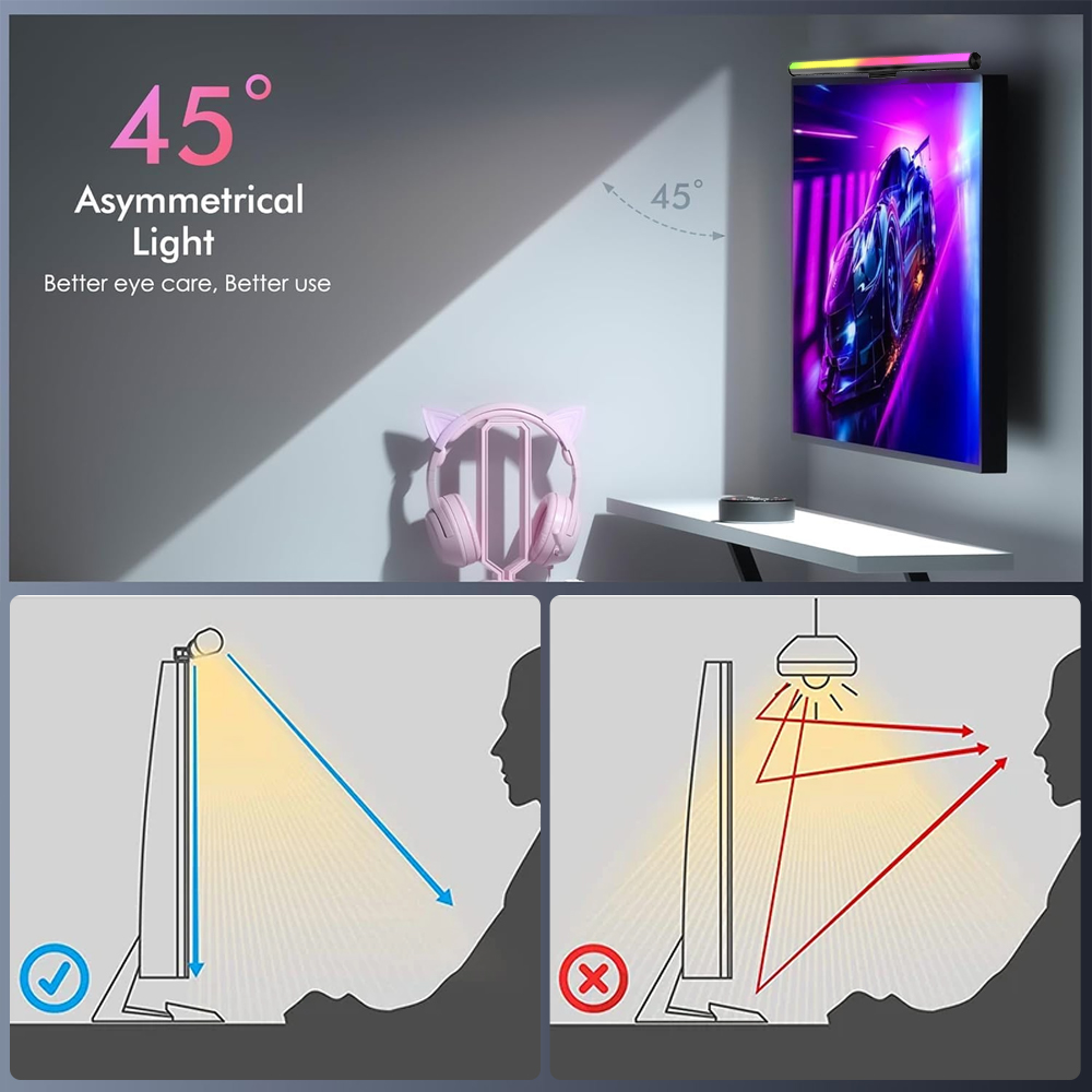 RGB Smart Wifi Monitor Light B - Rgb Desk Lamp Smart review and price