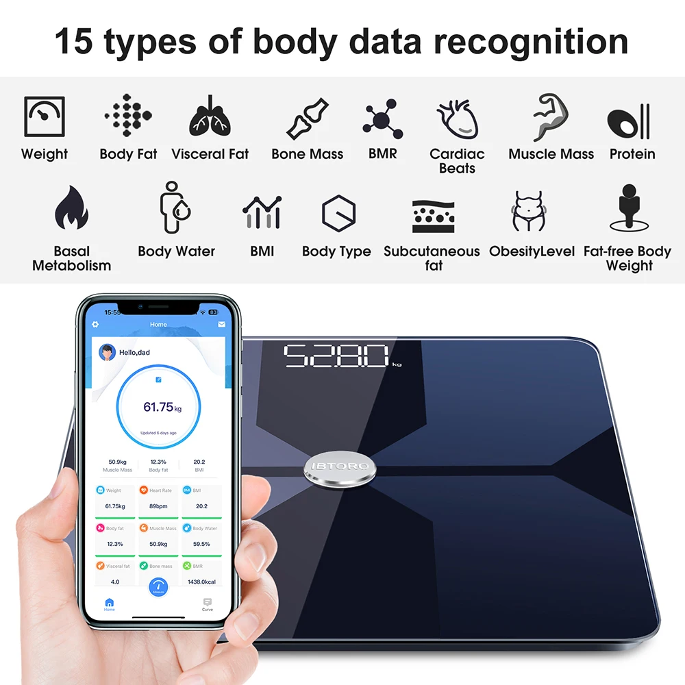 Body Fat Scale Wifi Home Preci - Body Fat Scale Smart review and price