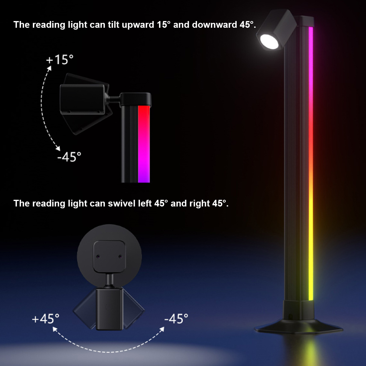 Smart Light Bar LED RGB Music  - Rgb Desk Lamp Smart review and price